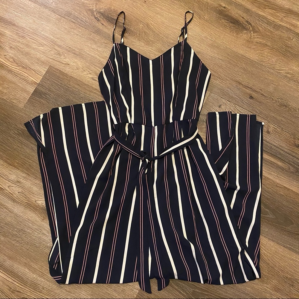 Striped Jumpsuit